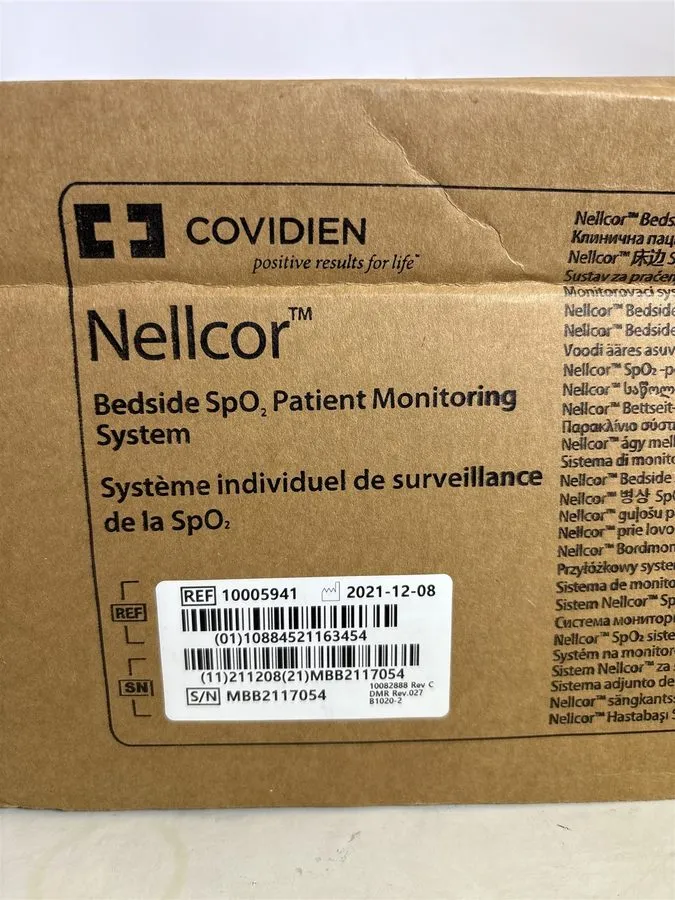 Датчик SpO2 Covidien Nellcore Bedside Patient Monitoring System 10005941
