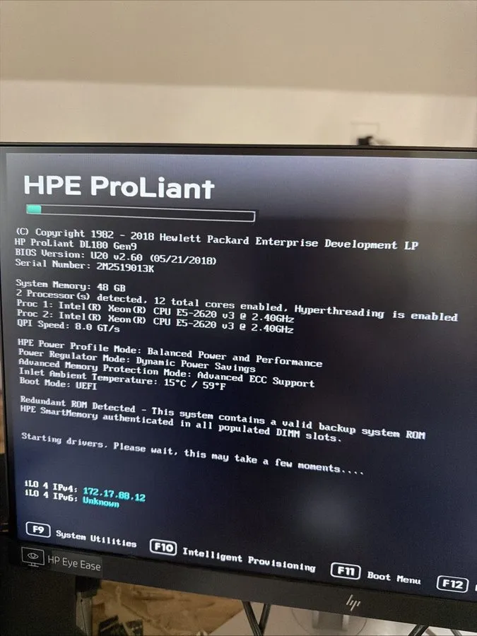 Сервер HP ProLiant DL180 G9 2xE5-2620 v3 2.4GHz/ 48GB/ 5x 600GB HD No OS C315