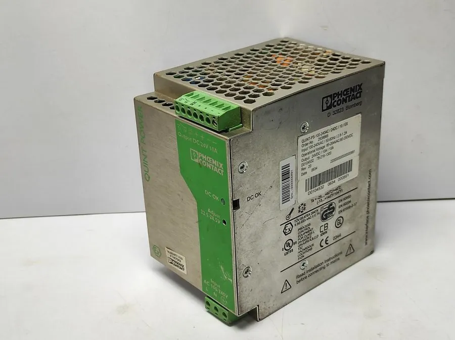 Блок питания PHOENIX QUINT-PS-100-240AC/24DC/10/EX Power Supply 24VDC 10A 293886