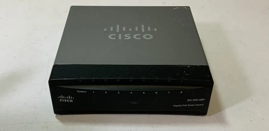 Коммутатор Cisco SG200-08P 8-port Gigabit PoE Smart Switch (SLM2008PT)