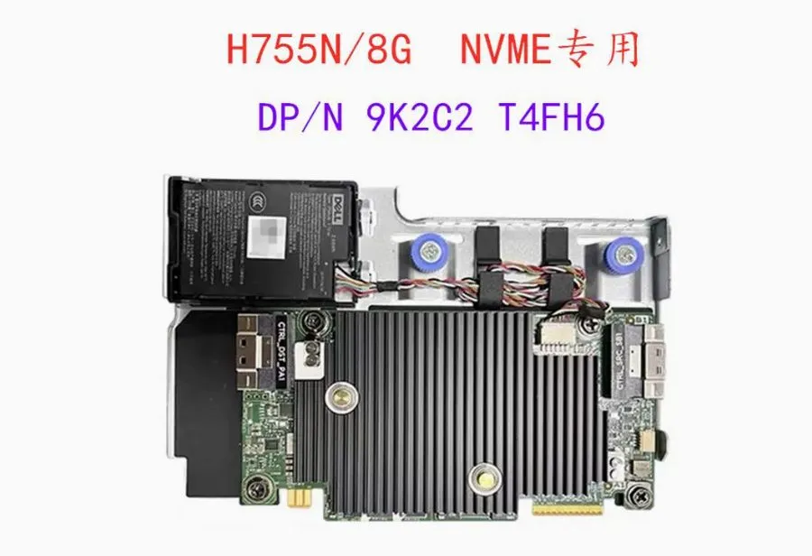 Контроллер Dell PERC H755N 8GB NVME 12Gb/s RAID Controller 9K2C2 09K2C2 K2MKJ w/