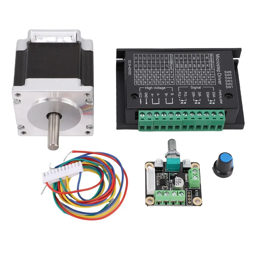 Шаговый двигатель Nema23 Stepper Motor Driver 8mm Shaft 126N.cm 2.8A 56mm 23HS56