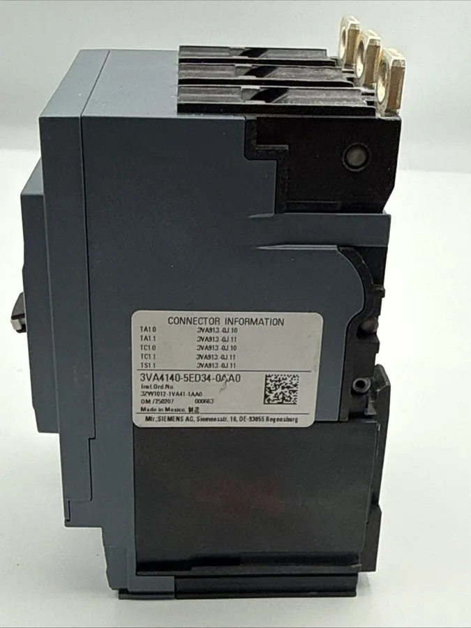 Автоматический выключатель Siemens 3VA4140-5ED34-0AA0 Circuit Breaker 40A 3-Pole