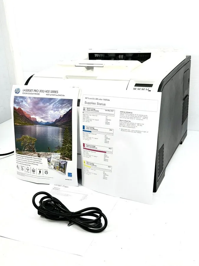 Лазерный принтер HP LaserJet Pro 400 M451NW Color Laser Printer 128MB, 88K Pages — фото лота 2