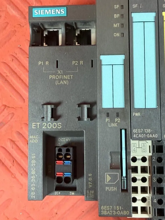 Модуль ввода-вывода Siemens 6ES7 151-3BA23-0AB0 + 5 Modules ET 200S IM 151-3PN E — фото лота 1