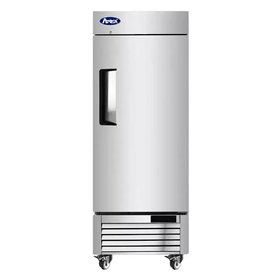 Холодильный шкаф 1 Door 25" Refrigerator Stainless Steel Reach In NSF Atosa MBF8 — фото лота 1