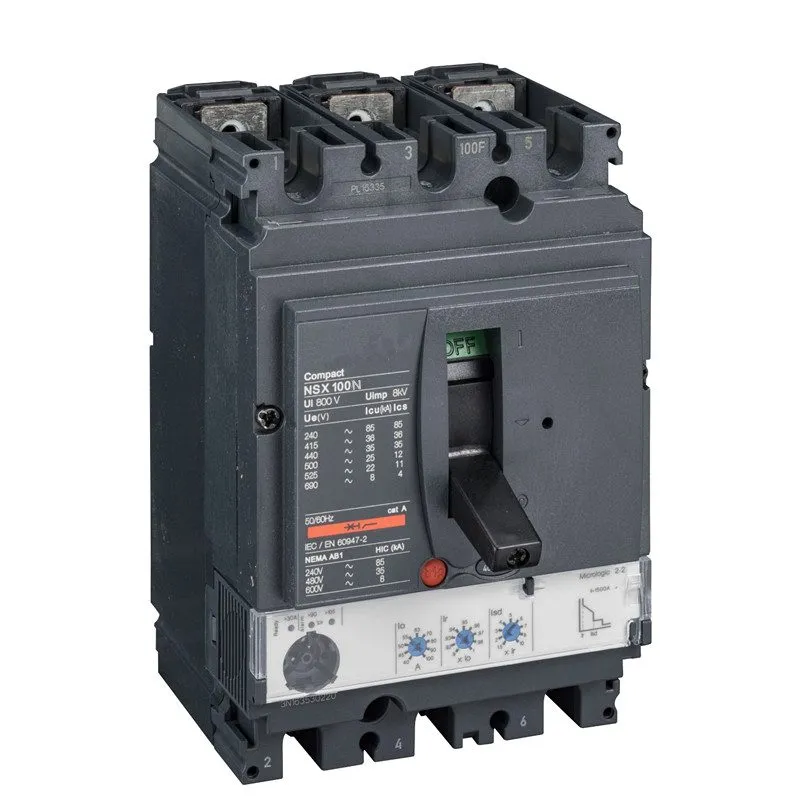 Автоматический выключатель LV429846 circuit breaker Compact NSX100N,50kA at 415V