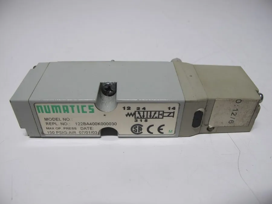 Электромагнитный клапан Numatics 122BA400K000030 Pneumatic Solenoid Valve 150 PS
