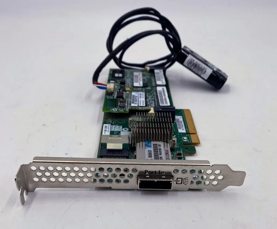 Контроллер HP 633537-001 Smart Array P222 1GB FBWC 1-Port PCI-E SAS RAID Control — фото лота 1