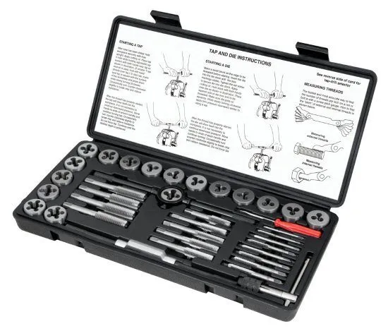 Режущий инструмент Performance Tool W4001DB SAE TAP AND DIE SET NF, NC, NPT