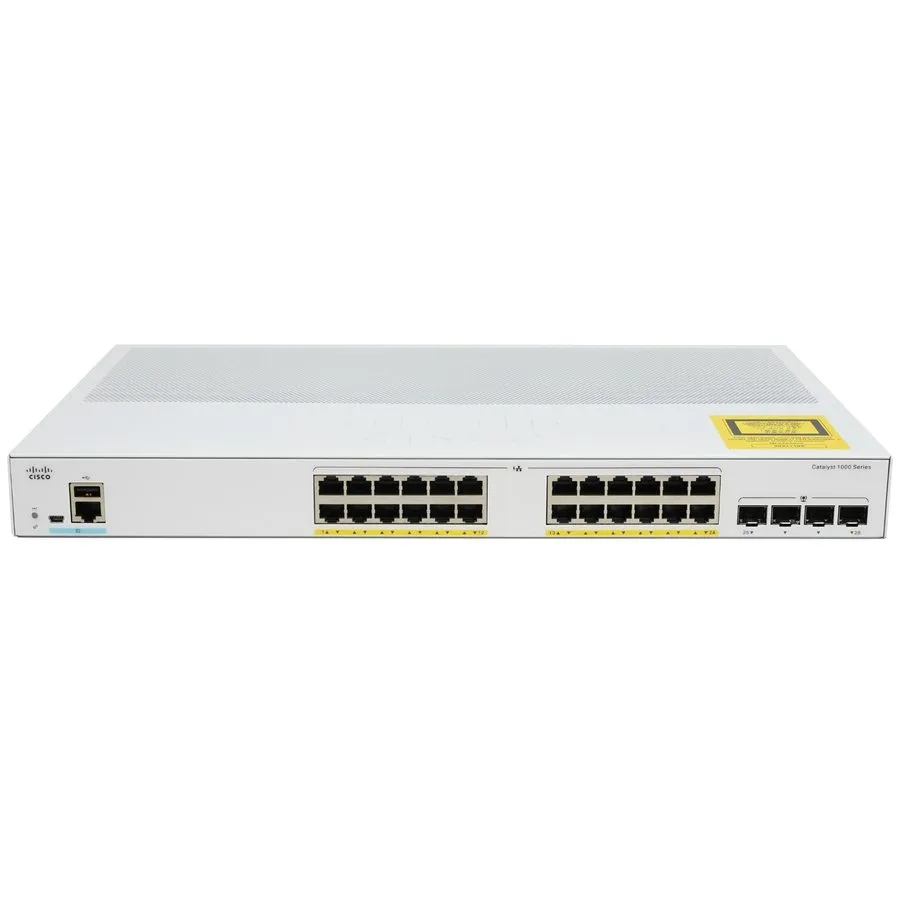 Коммутатор C1000-24P-4G-L Catalyst 1000 24-Port Gigabit PoE+ Switch 4x1G SFP 195