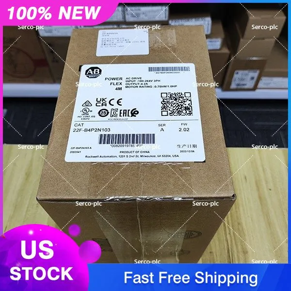 Частотный преобразователь Allen-Bradley 22F-B4P2N103 PowerFlex4M 0.75kW(1 HP) AC