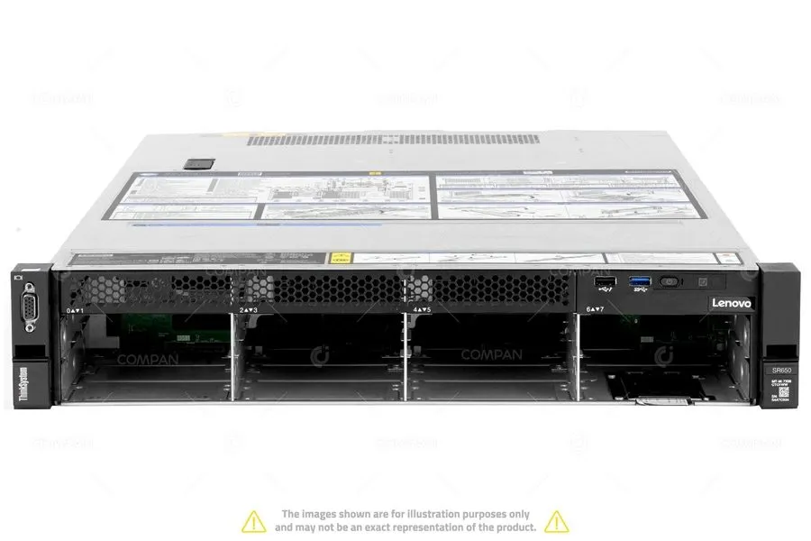 Сервер Lenovo ThinkSystem SR650 8LFF 2x Xeon Silver 4110 64GB RAM Rails
