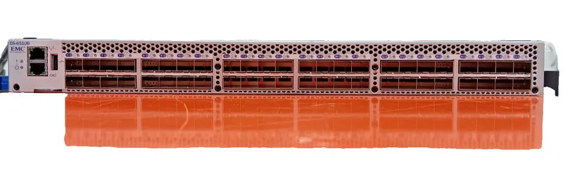 Коммутатор Brocade EMC DS-6510B EM-6510-24-16G-R SAN FC Switch P/N 100-652-582W/