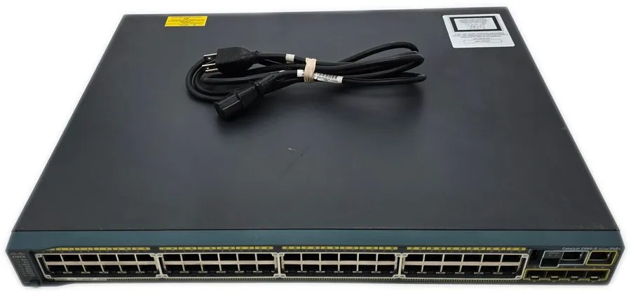 Коммутатор Cisco WS-C2960S-48FPS-L Catalyst 2960-S 48-Port PoE+ Network Switch