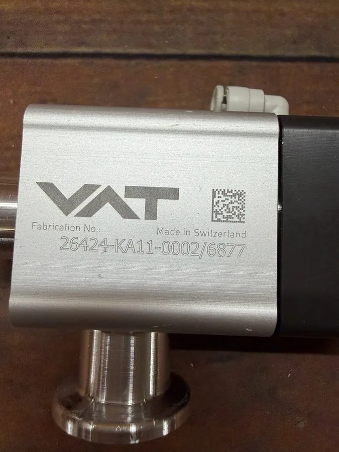 Клапан VAT Vacuum Valve 26424-KA11 KF Flange Pneumatic Switzerland — фото лота 1