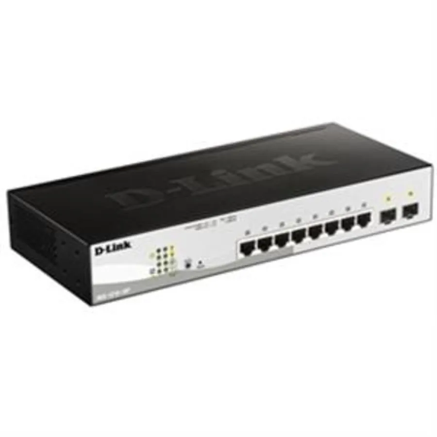 Коммутатор D-Link 10-Port Gigabit Smart Managed PoE+ (65W) Switch [DGS-1210-10P]