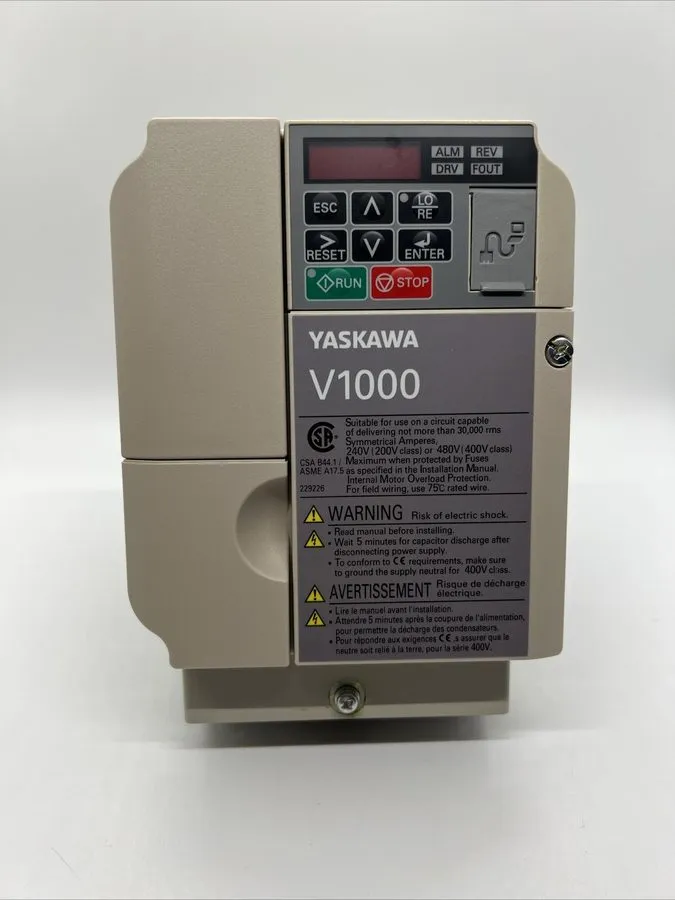 Частотный преобразователь Yaskawa AC DRIVES, V1000 SERIES (CIMR-VU2A0010FAA) ”