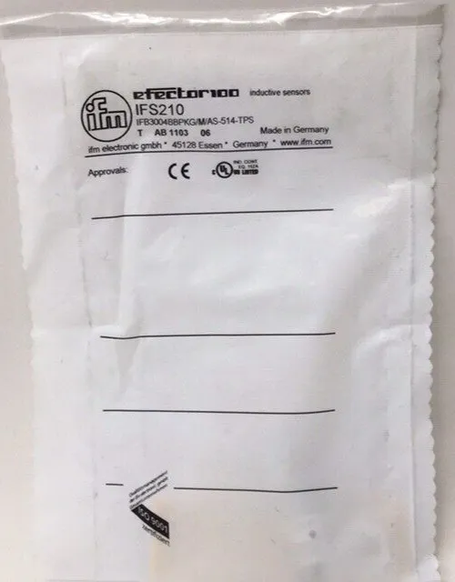 Датчик приближения IFM IFS210 Inductive Proximity Sensor M12