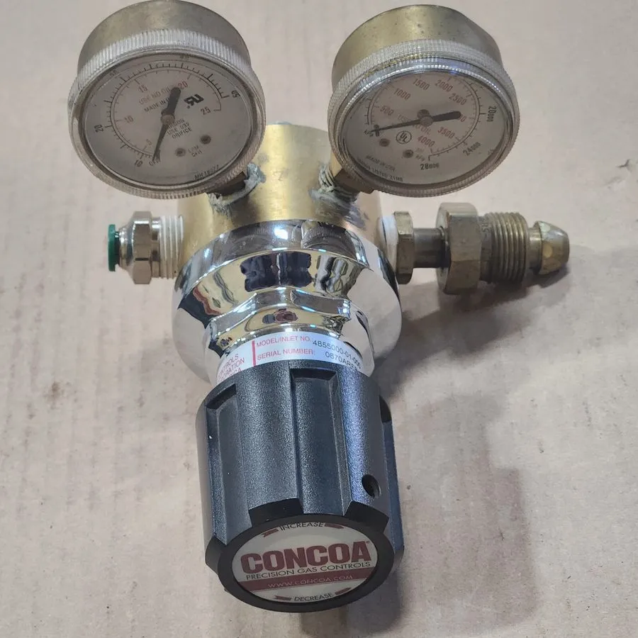 Трубопроводная арматура CONCOA Gas Regulator Model 4855000-01-000 Serial Number  — фото лота 1