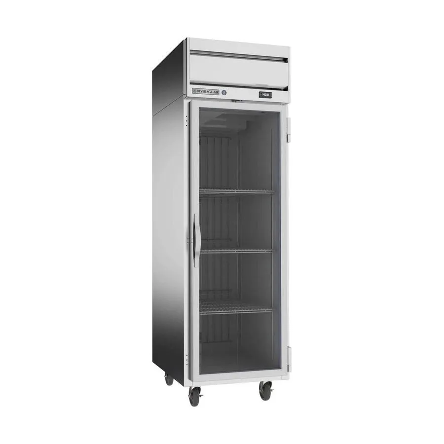 Холодильный шкаф Beverage Air HFP1HC-1G 26" 1-Glass Door Reach-In Freezer, Top M
