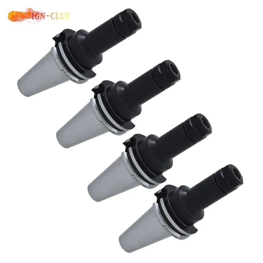 Режущий инструмент CAT40-ER16 4-Piece 100mm Collet Chuck Set High-Accuracy Machi — фото лота 1