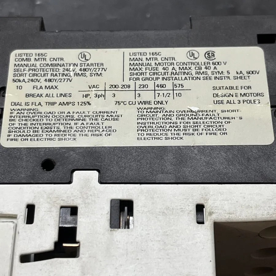 Автоматический выключатель Siemens 3RV1021-1JA10 Motor Protection Circuit Breake — фото лота 2