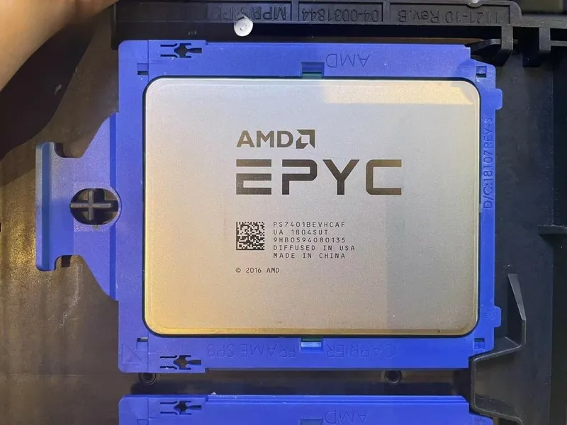 Сервер AMD EPYC 7401 Server CPU 2P 24 Cores 48 Threads 2.0GHz 64MB DDR4 2666MHz 