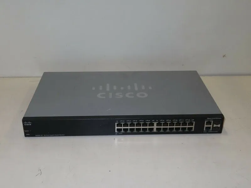 Коммутатор Cisco SG200-26 26-Port Gigabit POE Smart Switch Works