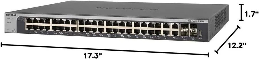 Коммутатор NETGEAR XS748T ProSafe 48 Port 10G Smart Managed Pro Switch — фото лота 1