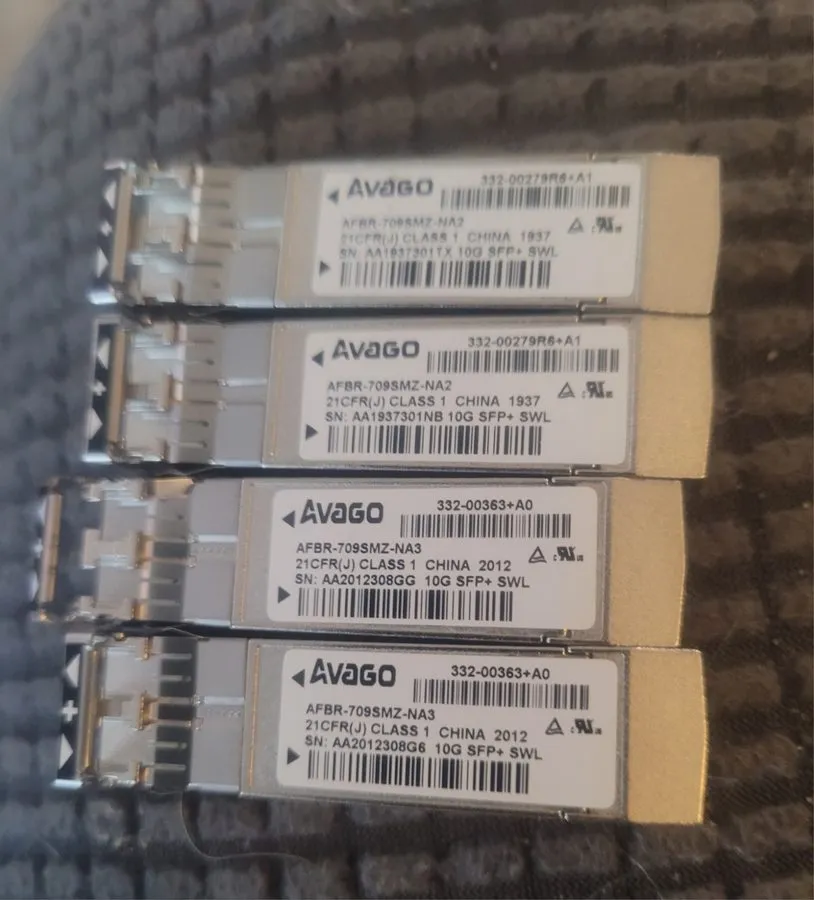 Трансивер Avago AFBR-709SMZ-NA1 10G SFP+ SWL 850nm 300M 332-00279R6 Transceiver