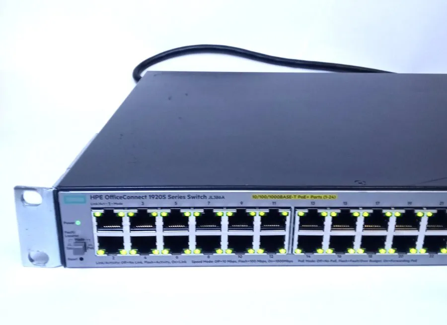 Коммутатор HPE OfficeConnect 1920S JL386A 48-Port Gigabit PoE+ Smart Network Swi