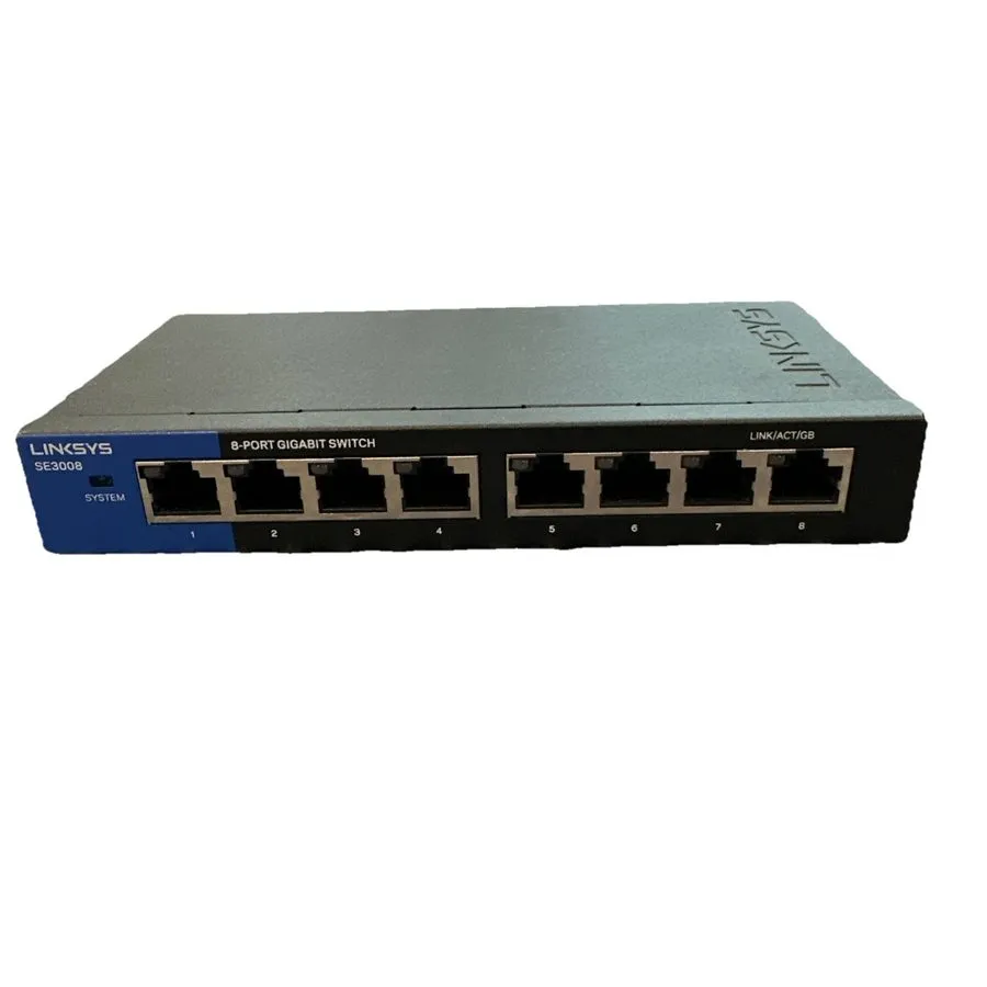 Коммутатор Linksys SE3008 8-Port Gigabit Ethernet Desktop Switch