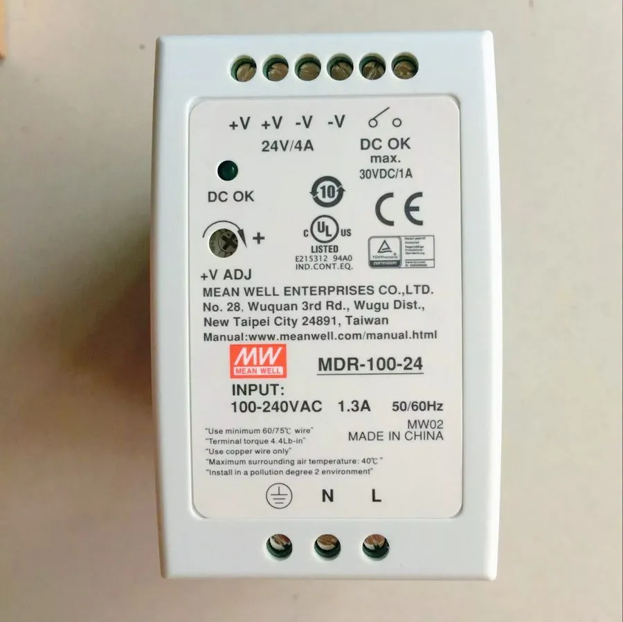 Блок питания MEAN WELL MDR-100-24 DIN Rail Power Supply 24VDC 4A 96W 85-264VAC