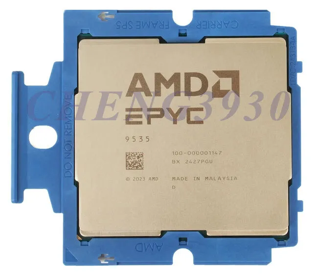 Процессор AMD EPYC 9535 Series 64-Cores 2.4GHz Up to 4.3GHz SP5 300W processor (