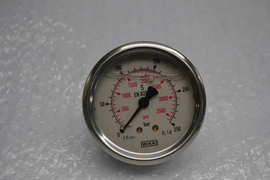 Трубопроводная арматура WIKA Parker P6G-DRA1V10 Pressure Gauge EN837-1