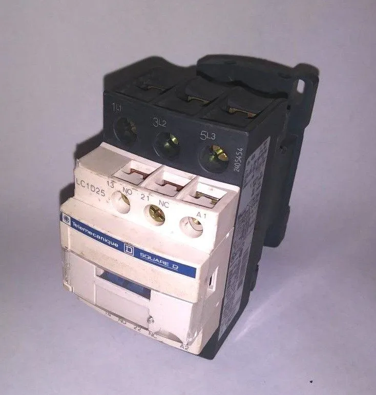 Контактор Motor Starter Contactor 120 Volt Coil LC1D25G7 Square Tesys D