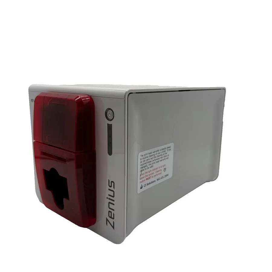 Принтер этикеток Evolis Zenius Single Sided ID Card Printer PN: ZN1H0000RS