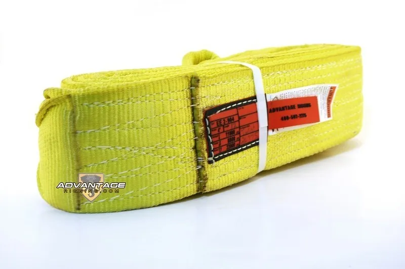 Строп Slip/Wear Resistant Twisted Eye and Eye Nylon Lifting Sling 4"x12' 2-Ply E
