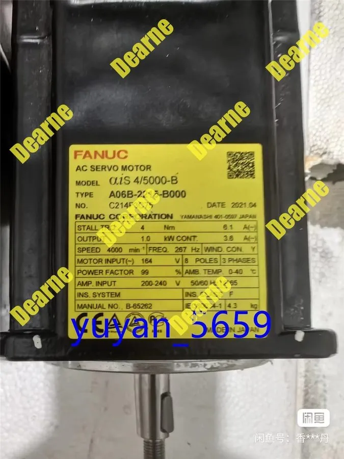 Серводвигатель A06B-2215-B000 Fanuc AC Servo Motor #3600 LY