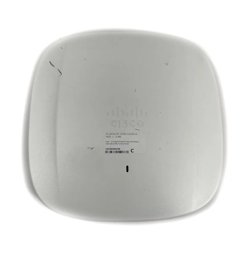 Точка доступа Wi-Fi Cisco Catalyst C9136i-B WiFi 6E Bluetooth Indoor PoE WAP