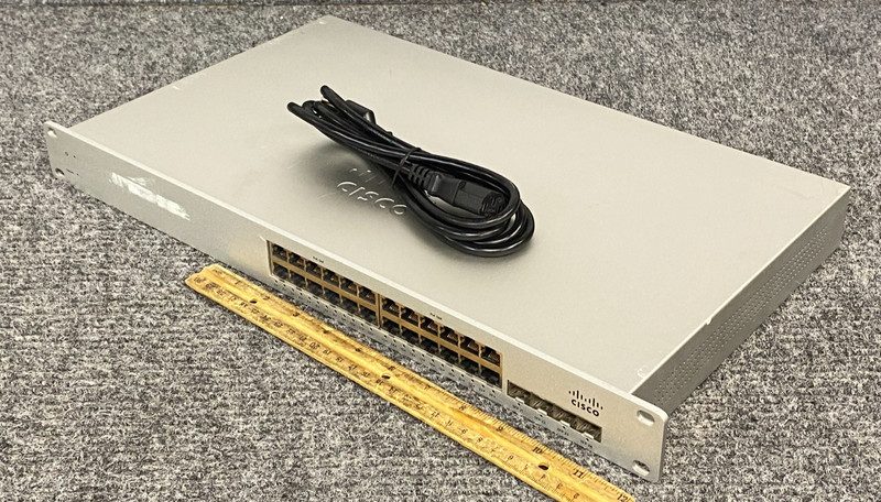 Коммутатор Cisco Meraki MS220-24P-HW 24-Port Gigabit PoE+ Switch 4x SFP 370W