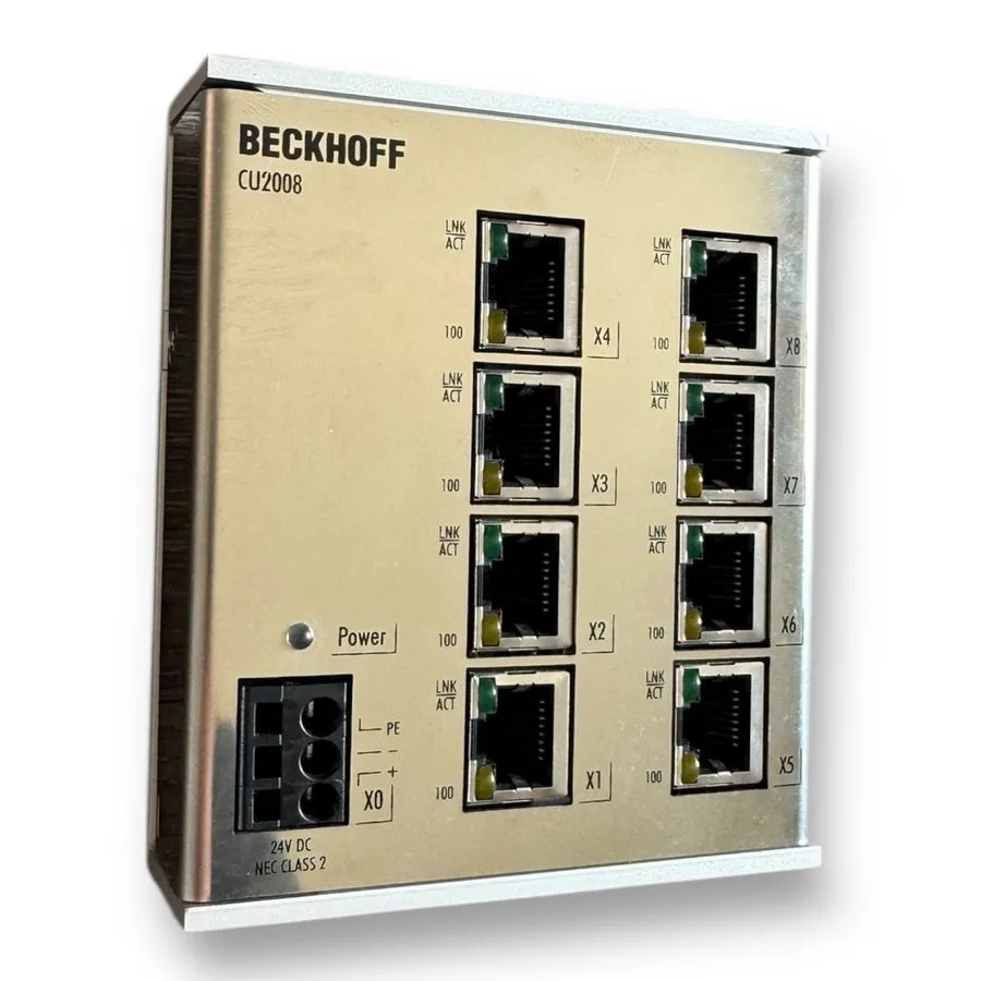 Коммутатор BECKHOFF CU2008 8-Port Ethernet Switch 24VDC