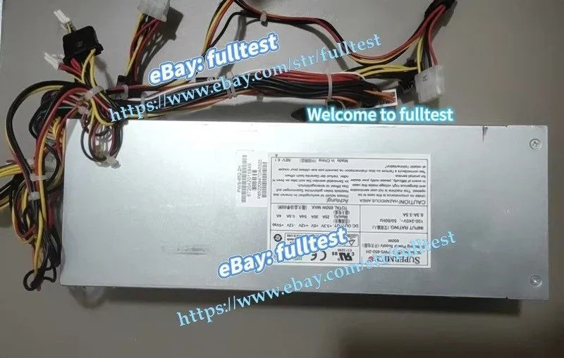 Блок питания Supermicro PWS-652-2H 650W 2U Server Power Supply Netzteil
