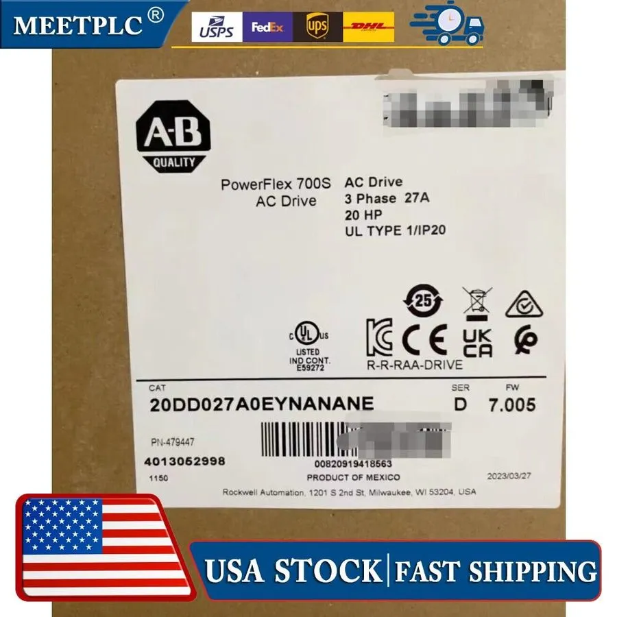 Частотный преобразователь Allen-Bradley 20DD027A0EYNANANE PowerFlex 700S AC Driv