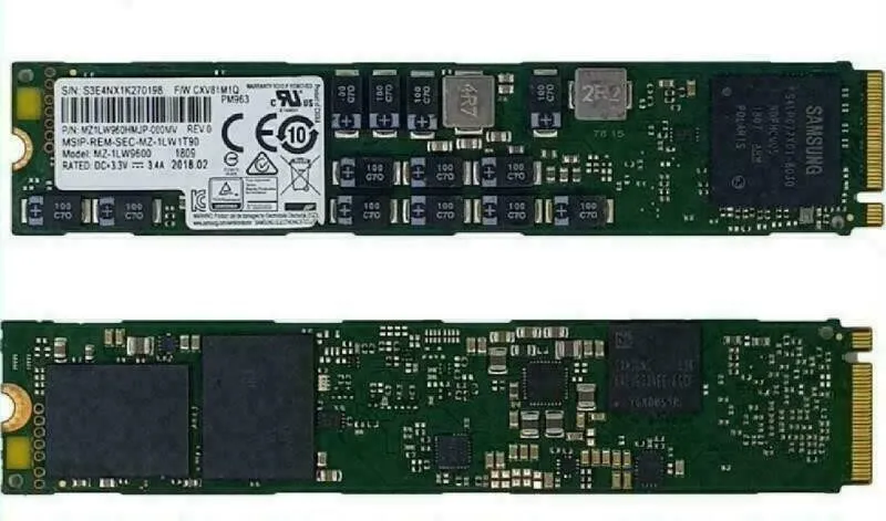 SSD-накопитель MZ-1LW9600 Samsung PM963 Series 960GB NVMe PCI Express M.2 22110 