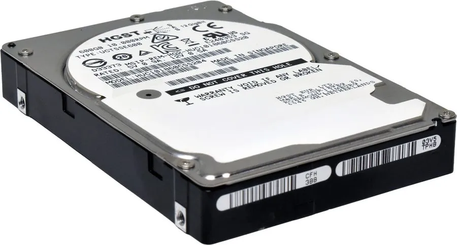 Жёсткий диск P6GJX DELL HGST 600GB 12G SAS 10K 2.5" HDD HARD DRIVE HUC101860CSS2