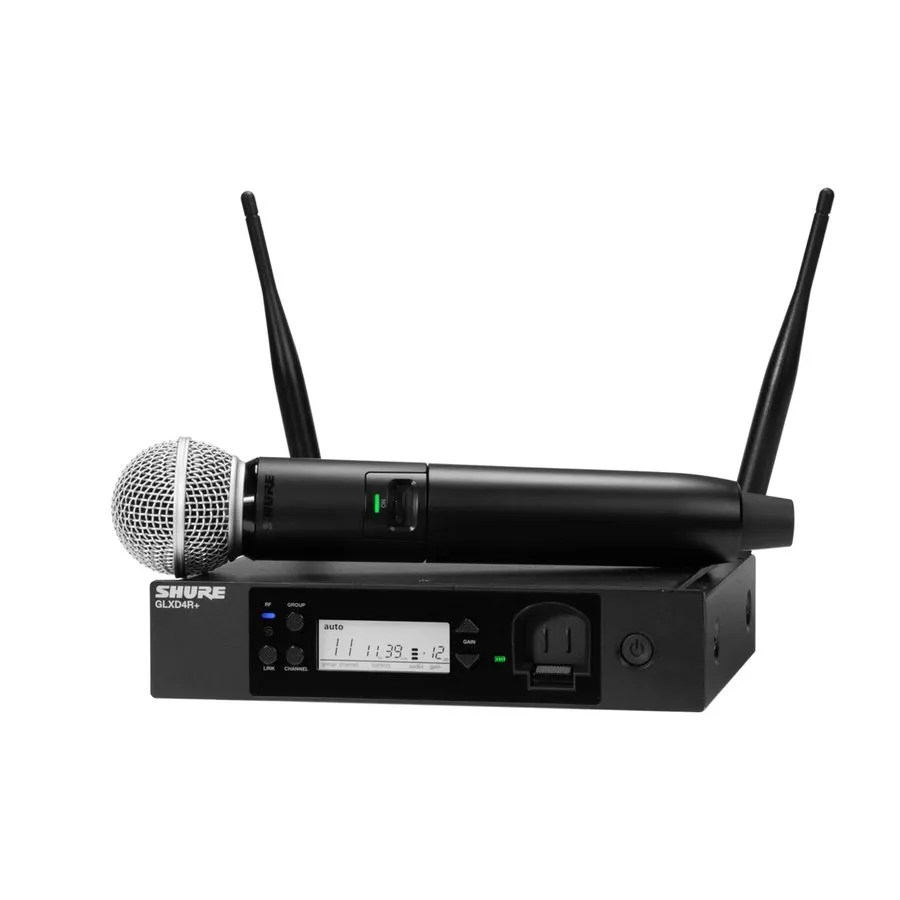 Радиосистема Shure GLXD24R+/SM58 Digital Wireless Microphone Rack System, Z3 2.4