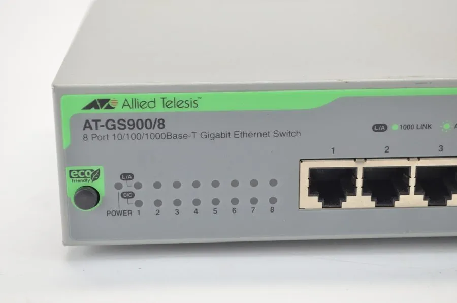 Коммутатор Allied Telesis AT-GS900/8 Unmanaged Gigabit Ethernet Switch 8-Port