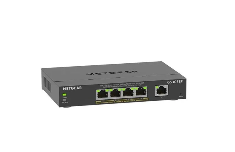 Коммутатор NETGEAR 8-port 10/100/1000mbps Gigabit Ethernet Switch GS308-100PAS